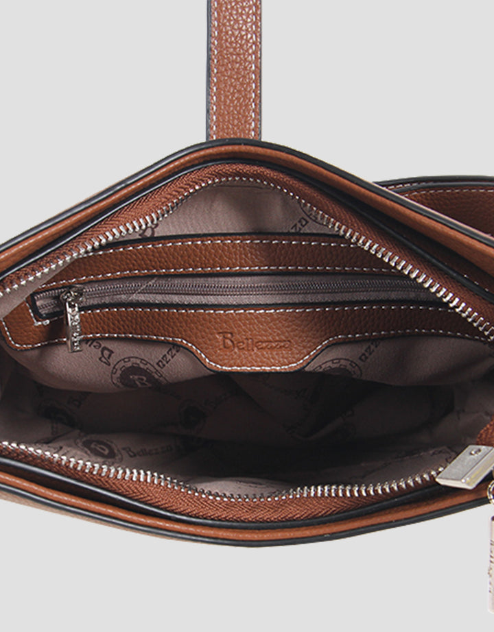 Bellezza Half Braid Strap Sling Bag Wanita