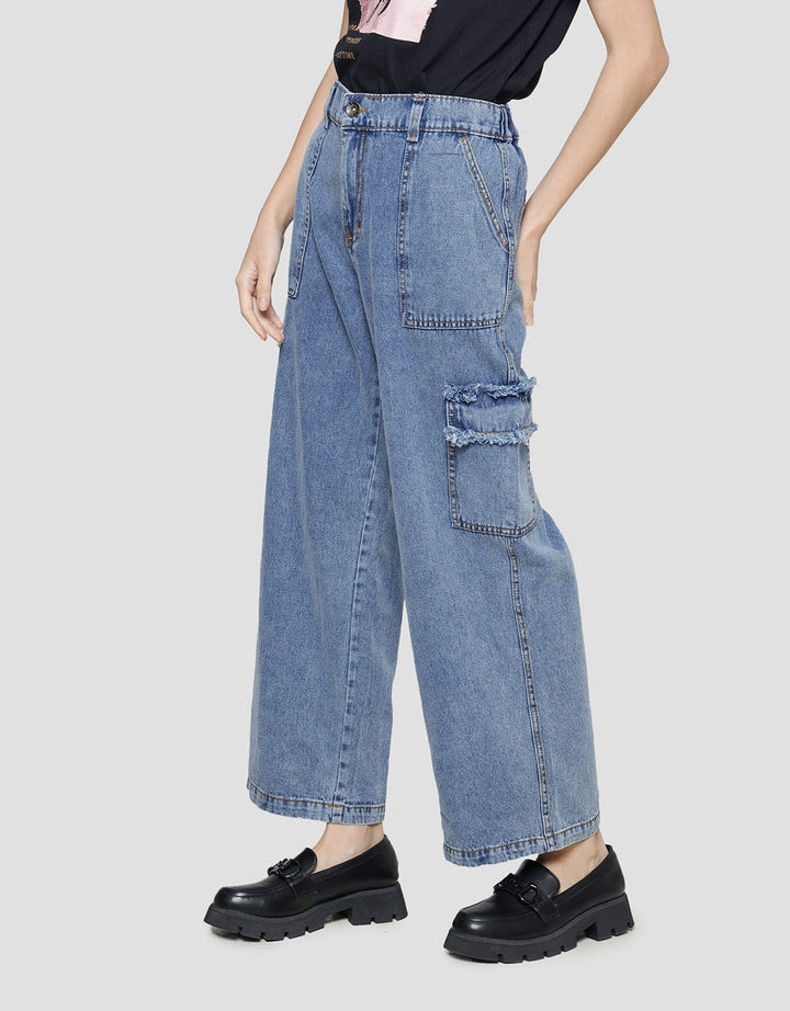 Exit Yumiva Cullote Jeans Wanita