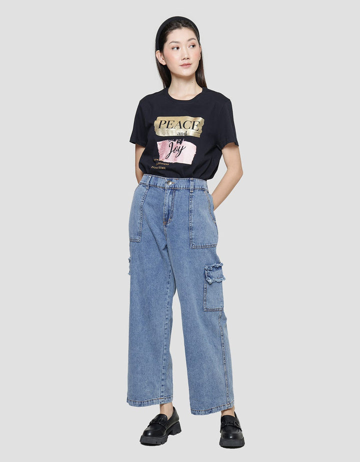 Exit Yumiva Cullote Jeans Wanita