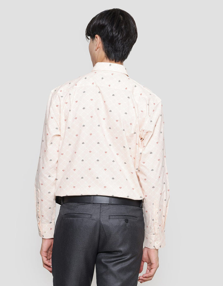 Stanley Adams Prints Regular Fit Kemeja Lengan Panjang Pria