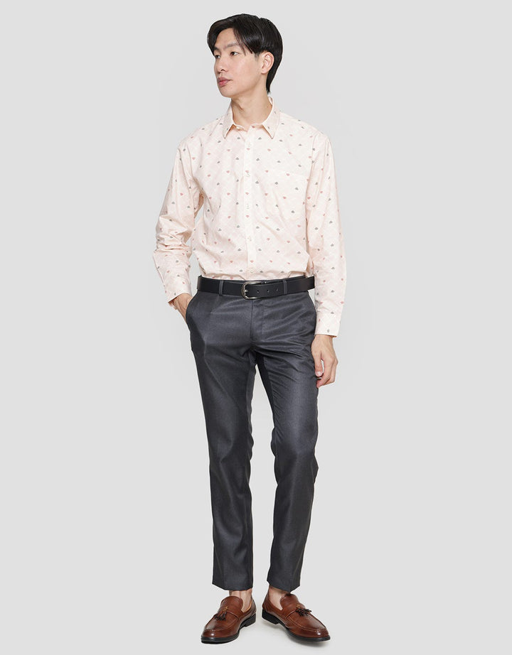 Stanley Adams Prints Regular Fit Kemeja Lengan Panjang Pria