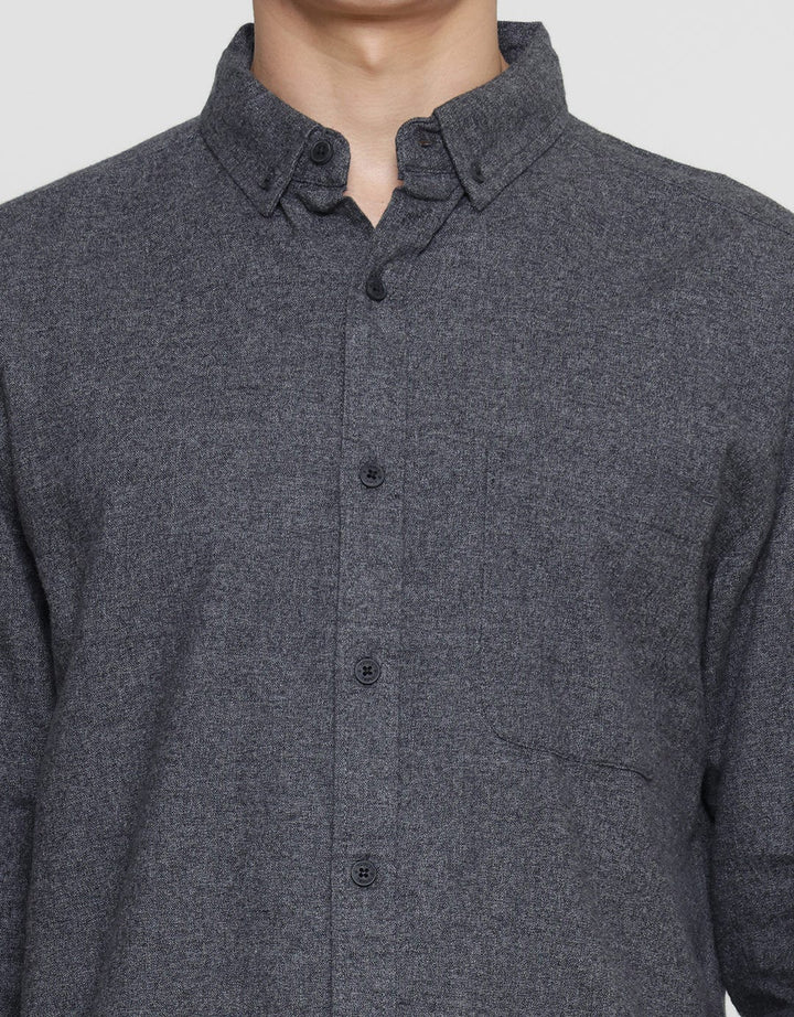 Triple Casual Look Men's Slim Fit Flannel Shirt