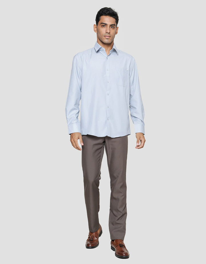 Cole Regular Solid Men's Long Sleeve Shirt
