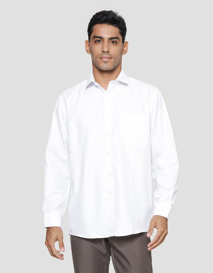 Cole Regular Texture Dobby Kemeja Lengan Panjang Pria