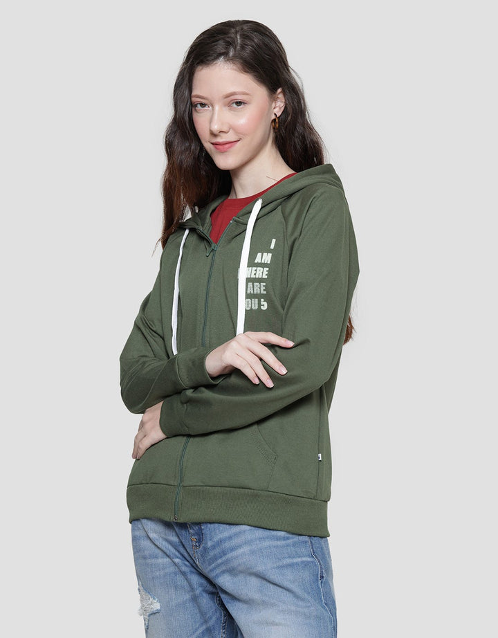 Cardinal Girl I Am Sweater Wanita
