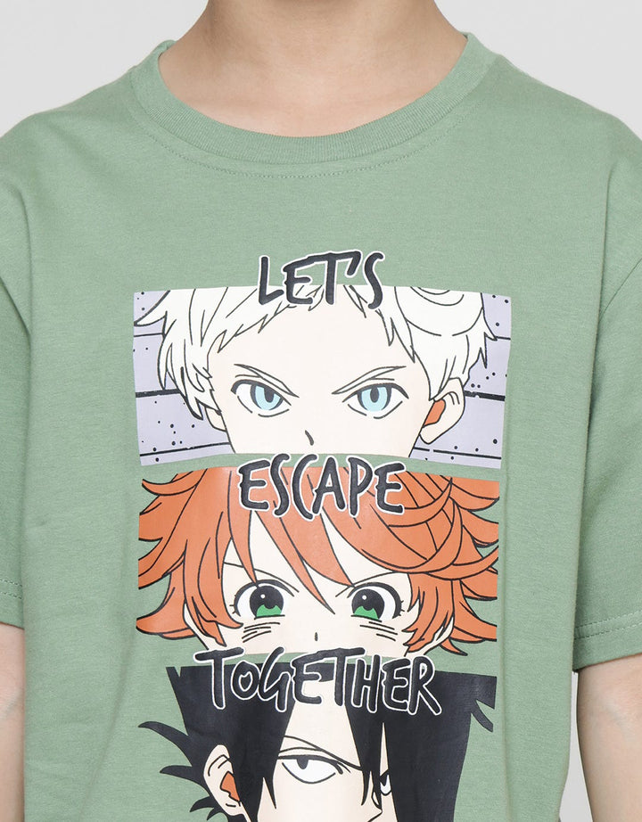 Aero Lets Escape Kaos Lengan Pendek Anak Laki-Laki