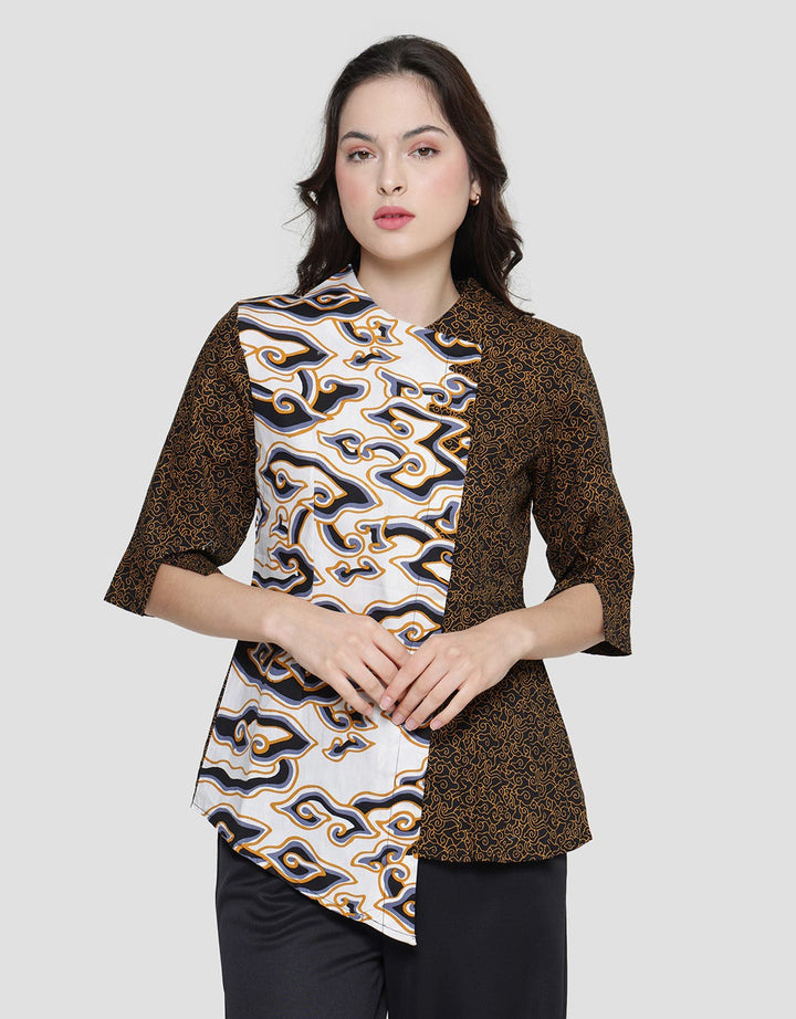 Arjuna Weda Mega Mendung Women's Batik Blouse