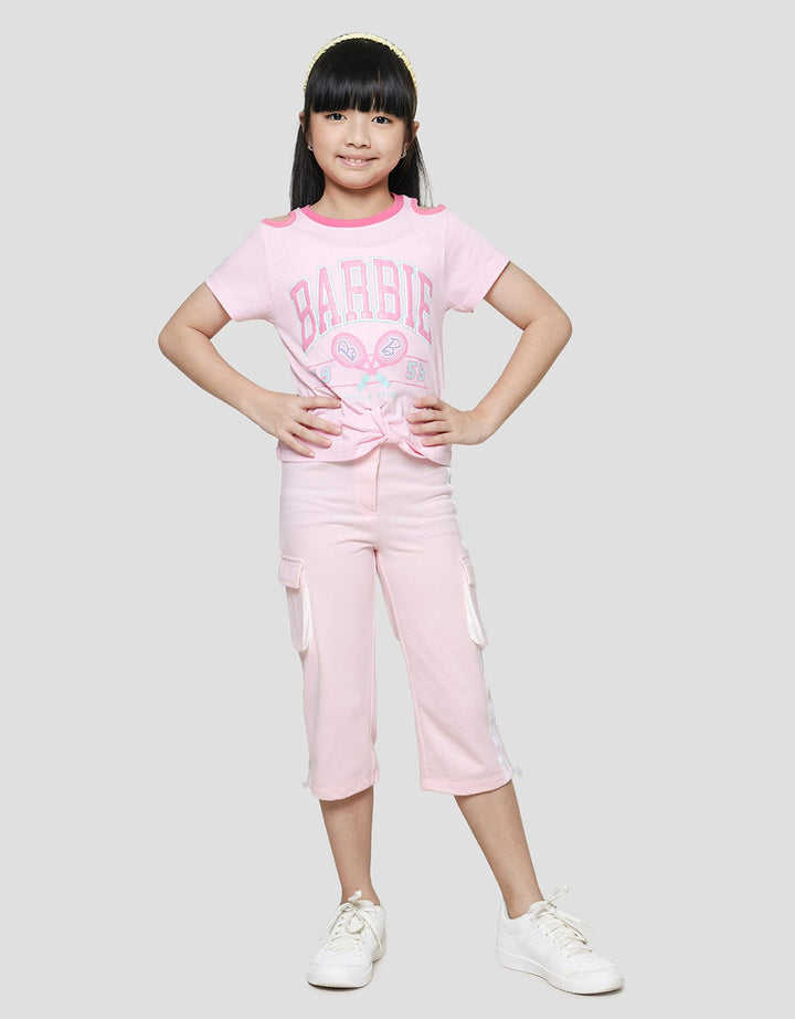 Character Barbie Offshoulder Girls T-shirt