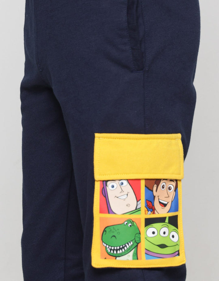 Disney Toy Story Horse Cargo Knit Celana Panjang Anak Laki-Laki