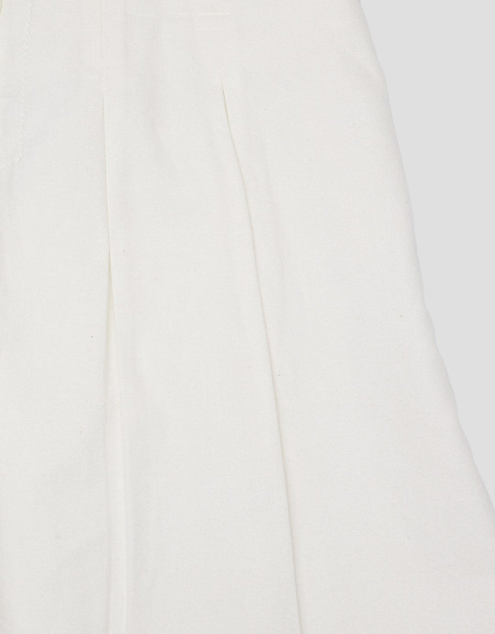 Little M Pleated Button Skort for Girls
