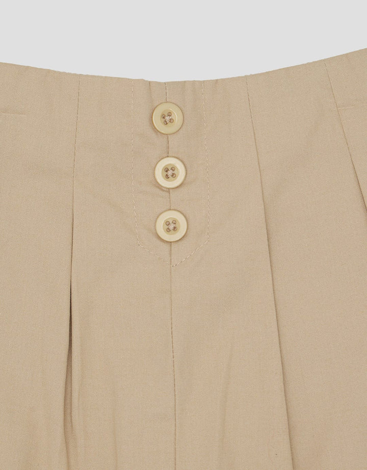 Little M Lipit Button Celana Skort Anak Perempuan