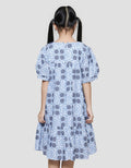Sweet Miss Puff Sleeve Dress Batik Girls