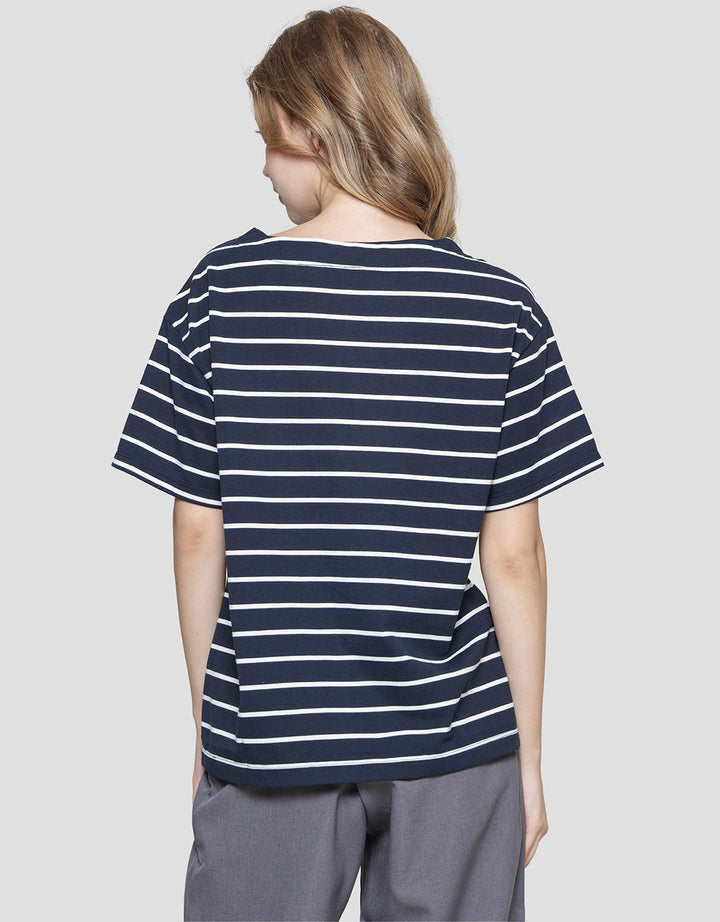 St. Yves Boat Neck Stripy Women's T-Shirt