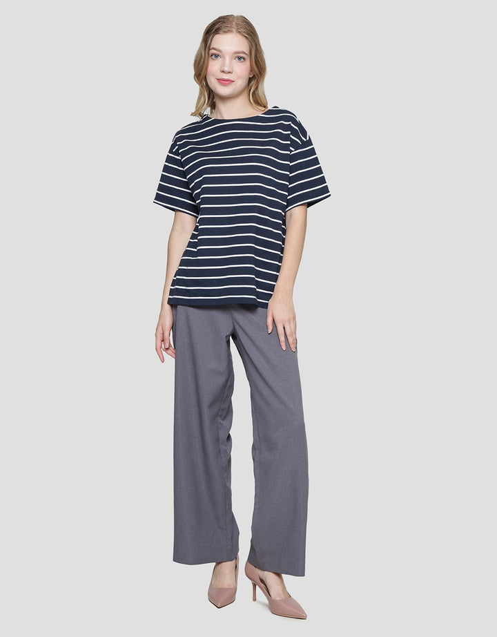St. Yves Boat Neck Stripy Women's T-Shirt