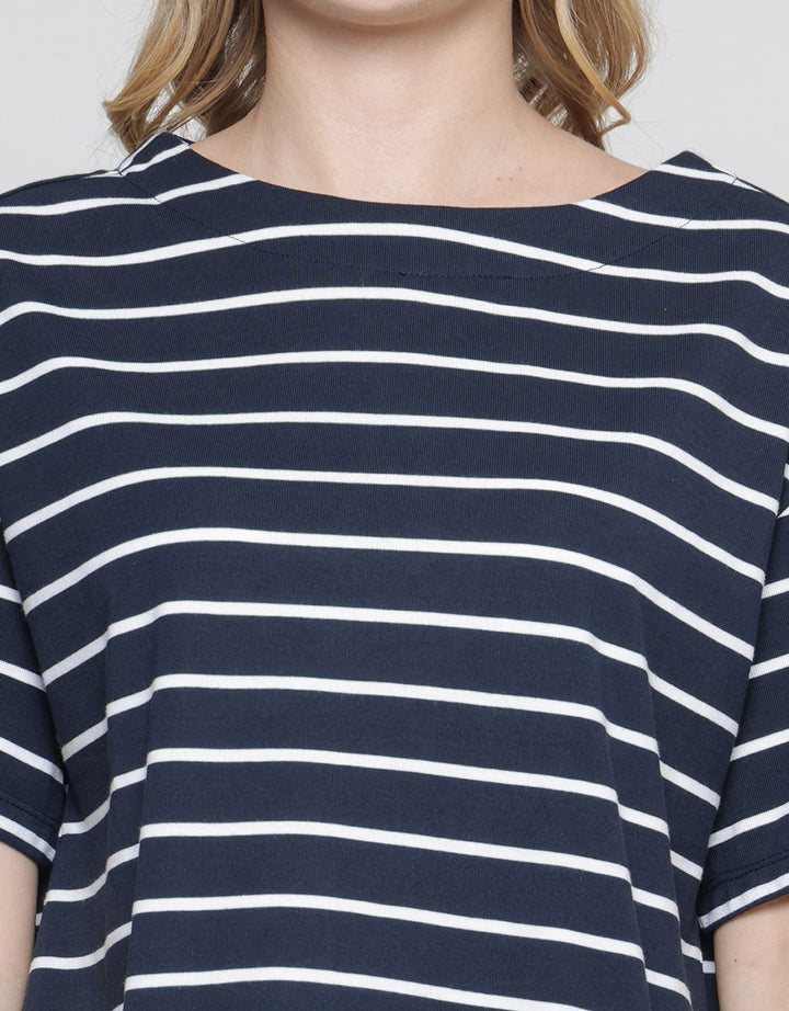 St. Yves Boat Neck Stripy Women's T-Shirt