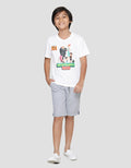 Character Minions Movie Poster Print Boys Short Sleeve T-shirt