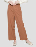 Annisa Wide Straight Leg Trousers Women's Long Pants