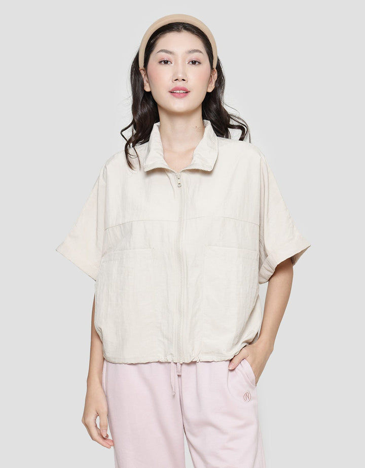 American Jeans Outmel01 Jaket Crop Parasut Wanita