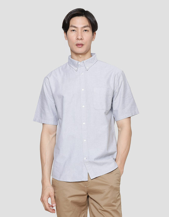 Suko Klasik Woven Top Kemeja Oxford Pria