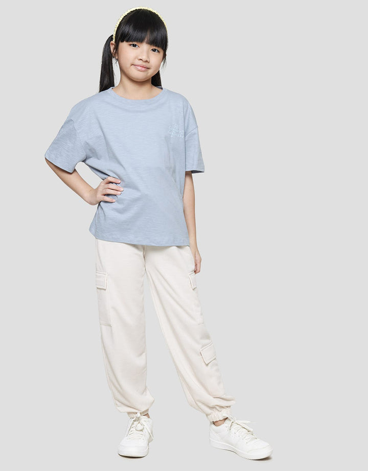 Nevada Oversize With Print Girls Short Sleeve T-Shirt