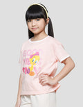 Character Good Vibe Tweety Kaos Anak Perempuan