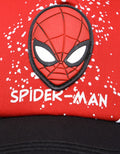 Marvel Spiderman Face Splash Mesh Topi Anak Laki-laki