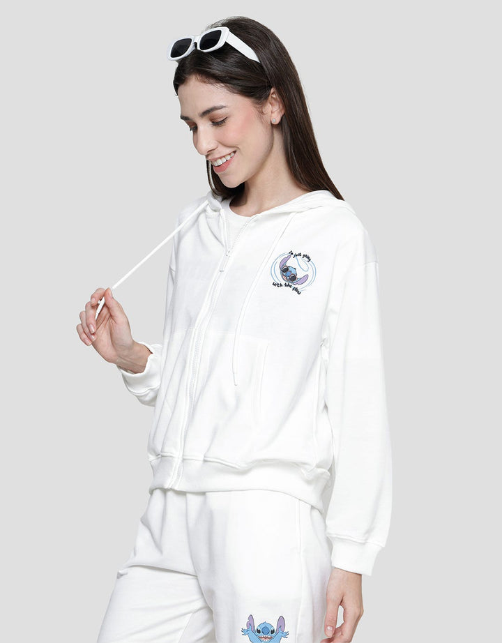 Disney Basic Print Lilo & Stitch Jaket Wanita