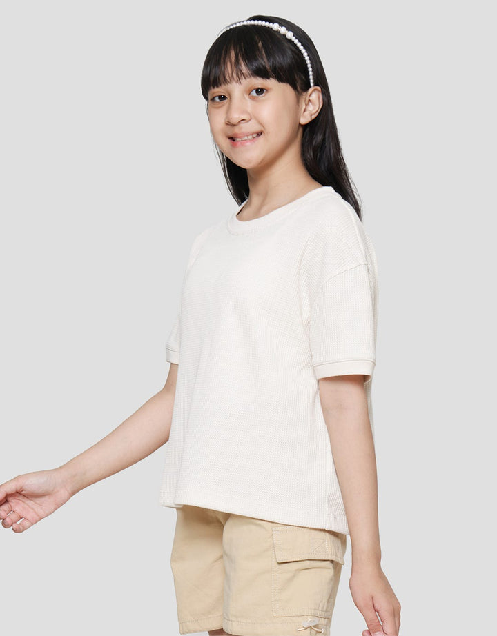 Nevada Cool Kid Kaos Waffle Anak Perempuan