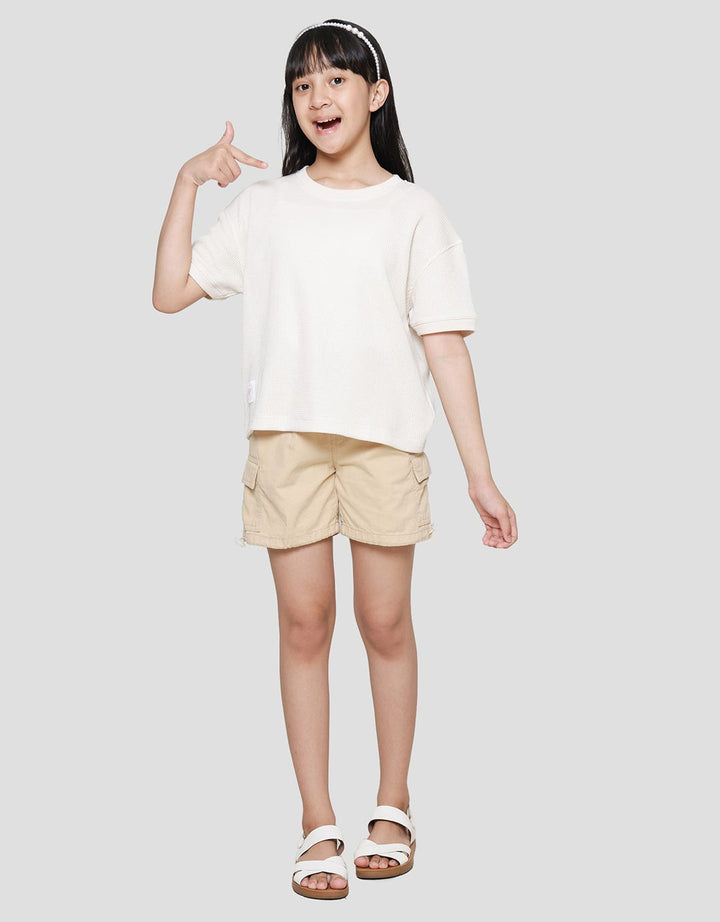 Nevada Cool Kid Kaos Waffle Anak Perempuan