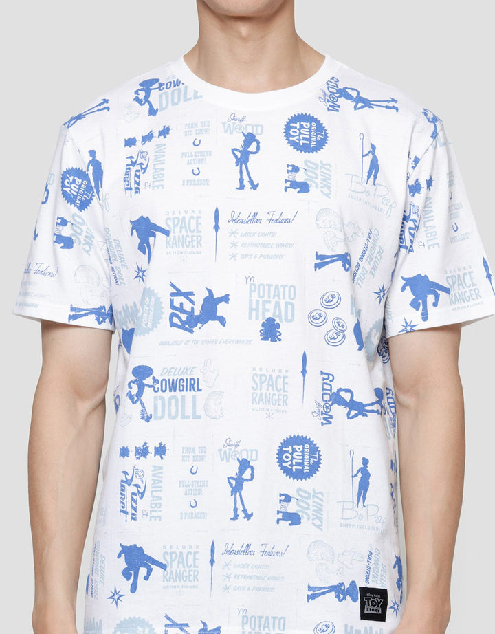 Disney Toy Story Aop Kaos Casual Pria