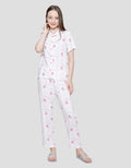 Disney Lotso Stripe Set Piyama Wanita