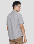 Cole Regular Solid Poplin Cvc Kemeja Lengan Pendek Pria
