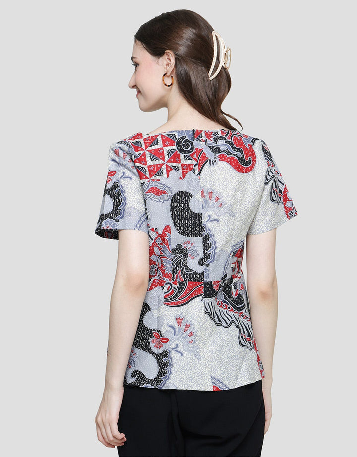 Arjuna Weda Blouse Batik Sawat Ganggengan Women