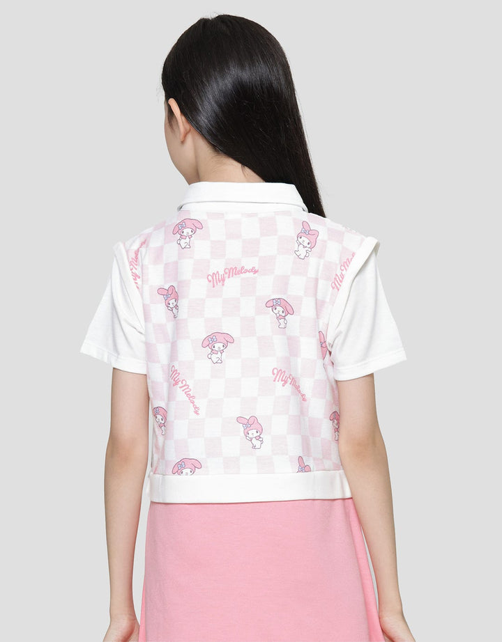 Character Melody Square Midi Dress Anak Perempuan
