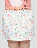 Little M Full Print Girls Mini Skirt