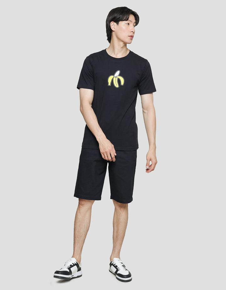 T Zone Banana Let's Bounce Minions Kaos Lengan Pendek Pria