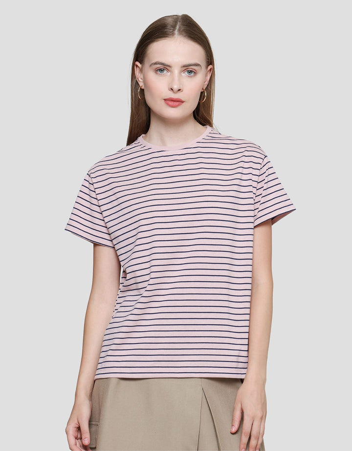 Connexion Stripe Basic Women's Casual T-Shirt