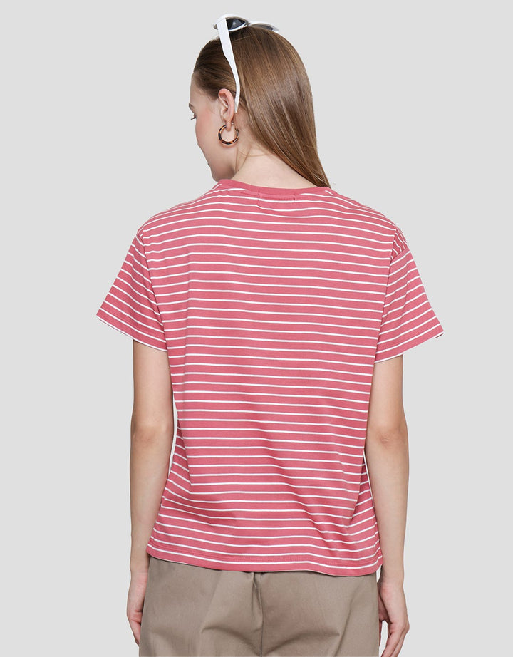 Connexion Stripe Basic Women's Casual T-Shirt