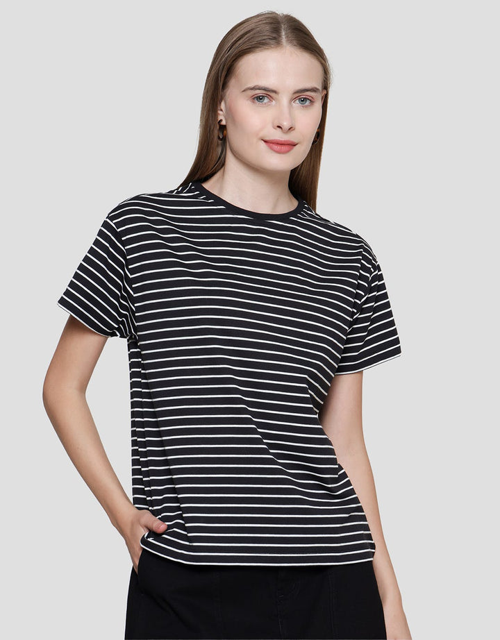 Connexion Stripe Basic Women's Casual T-Shirt
