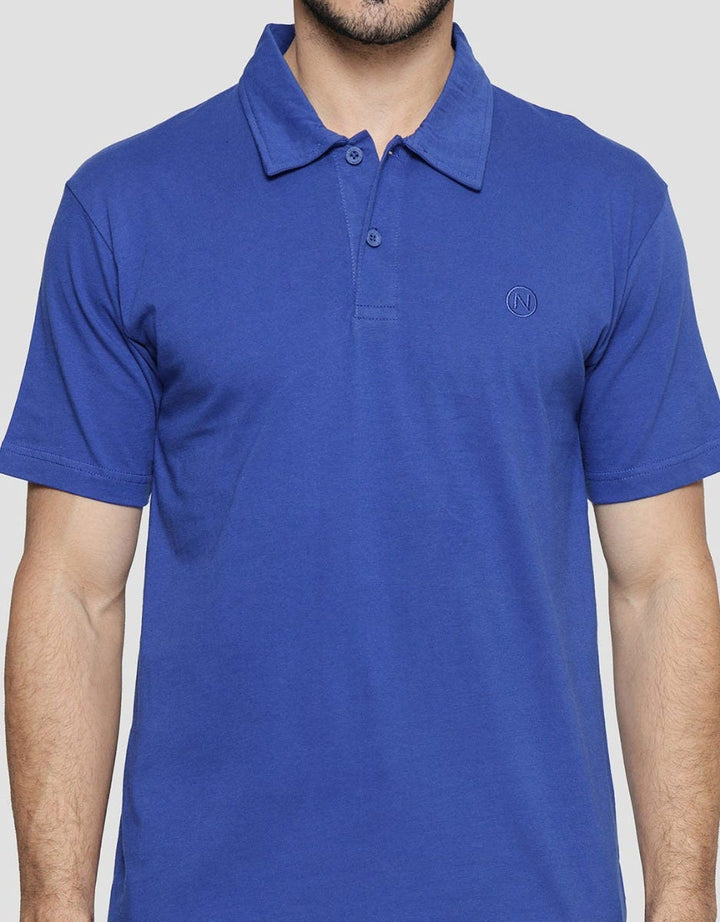 Nevada Single Jersey 20'S Enzim Kaos Polo Pria