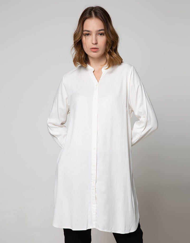 St. Yves Rayon With Skuder Kemeja Wanita