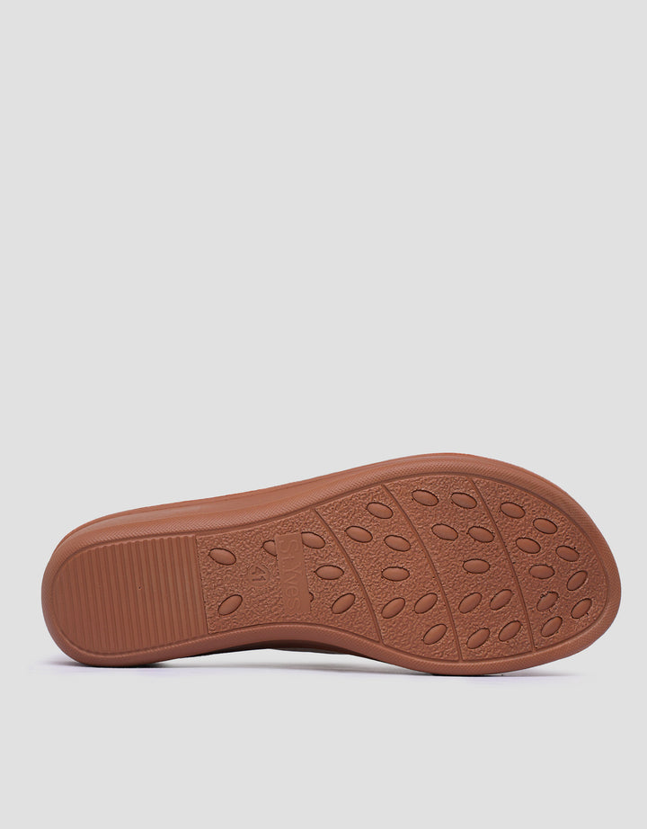 St. Yves Laser Cut Slipper Sandal Wanita