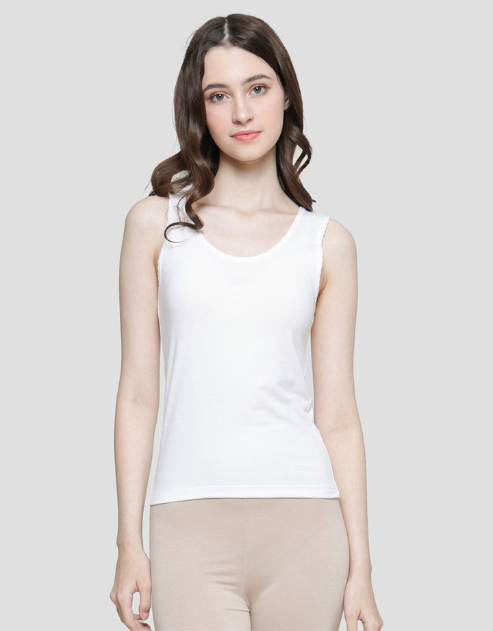 Nevada Plainn Picot Spandex Tanktop Wanita