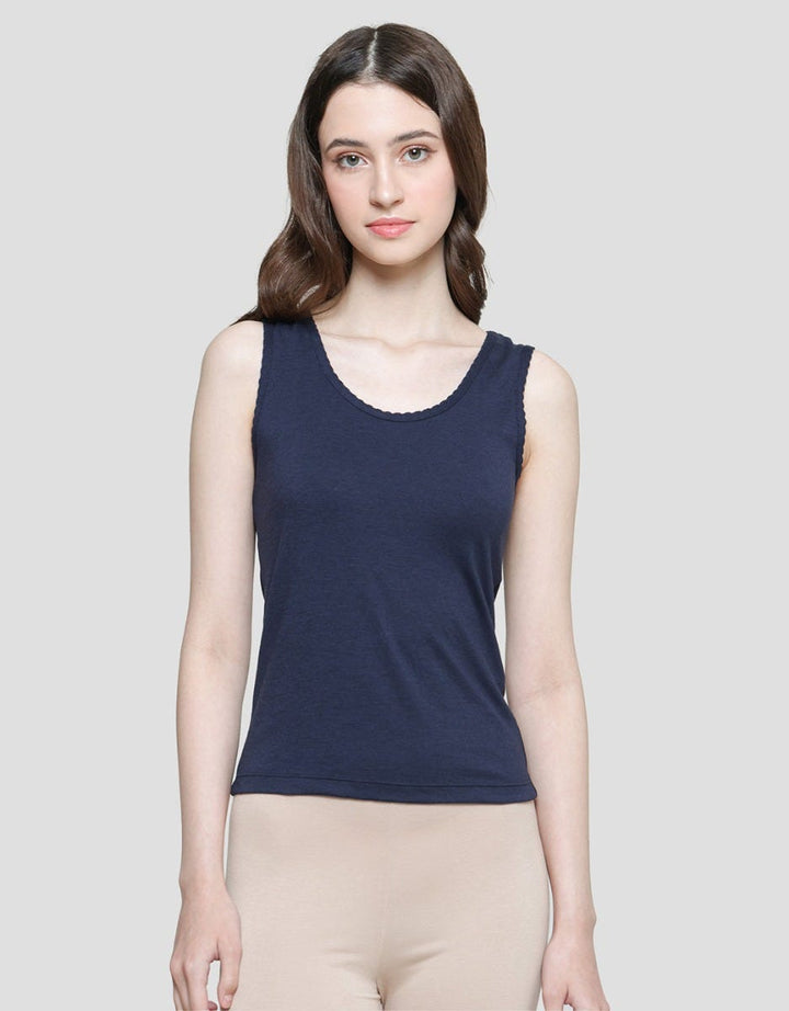 Nevada Plainn Picot Spandex Tanktop Wanita