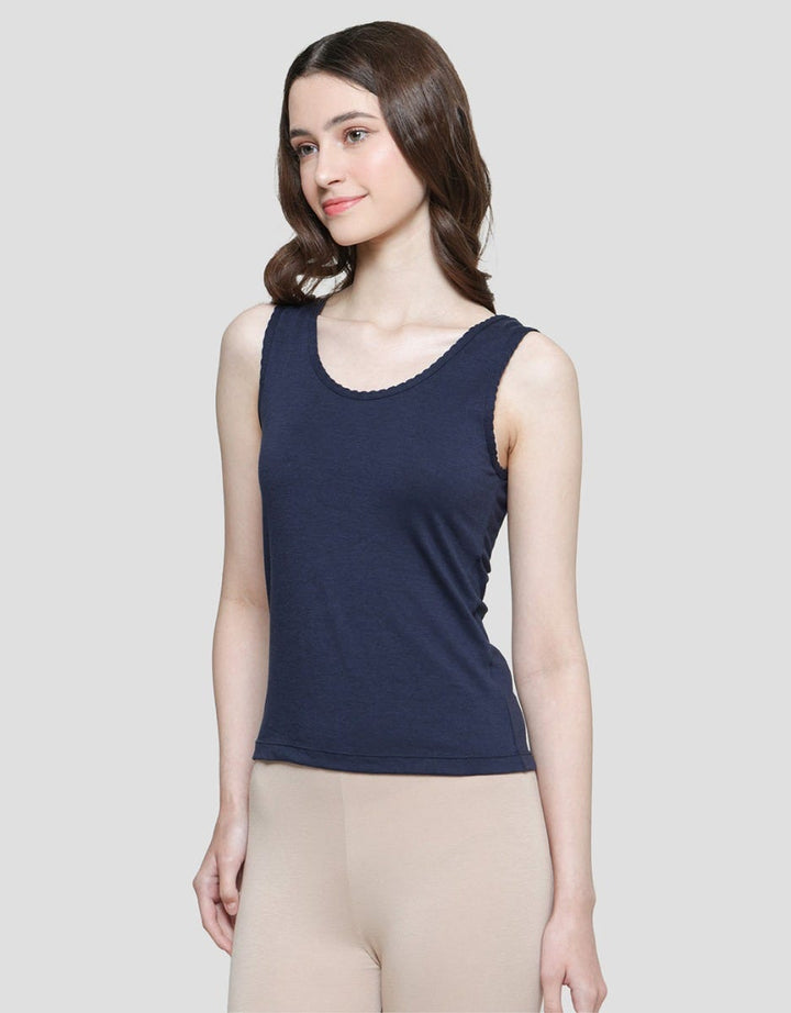 Nevada Plainn Picot Spandex Tanktop Wanita