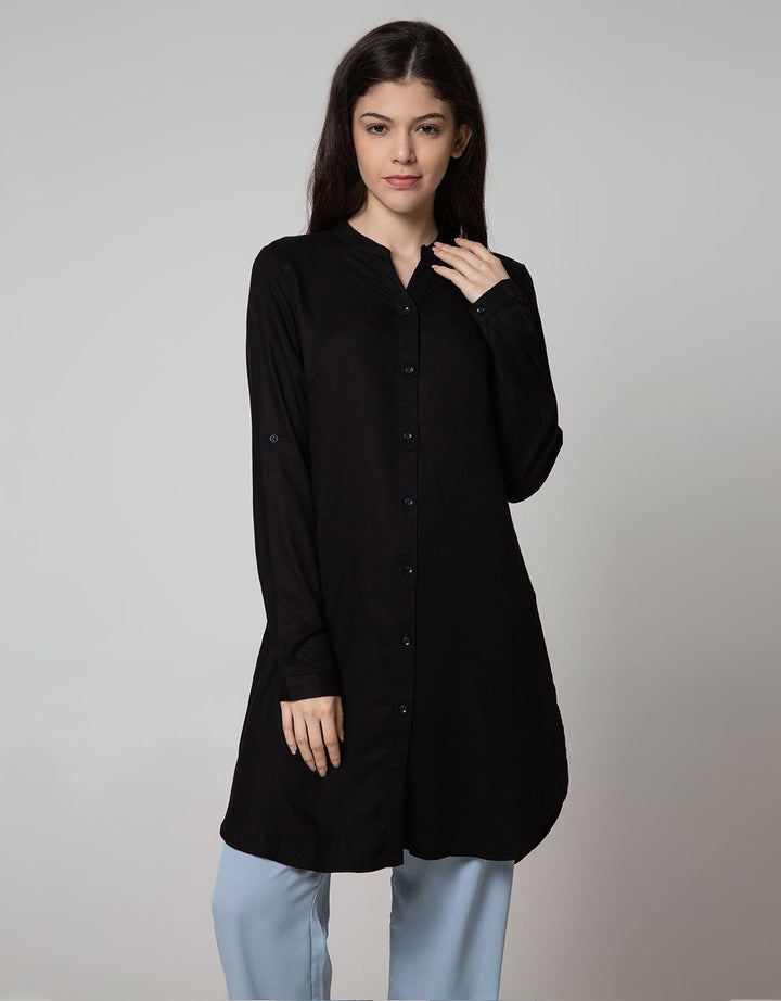 St. Yves Rayon With Skuder Kemeja Wanita