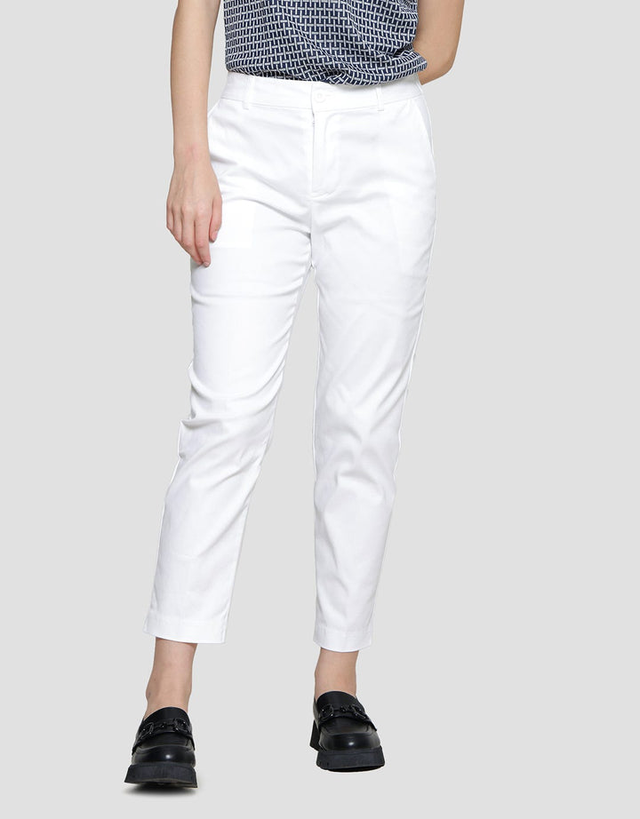 Connexion Stretch Karet Celana Panjang Twill Wanita