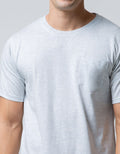 T Zone Pocket Basic Tee Tone On Tone
