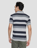 Cole Stripe Print Kaos Polo Pria