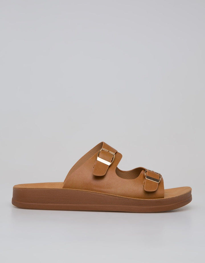 St Yves Slipper Sandals Double Buckle